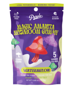 magic amanita mushroom gummy